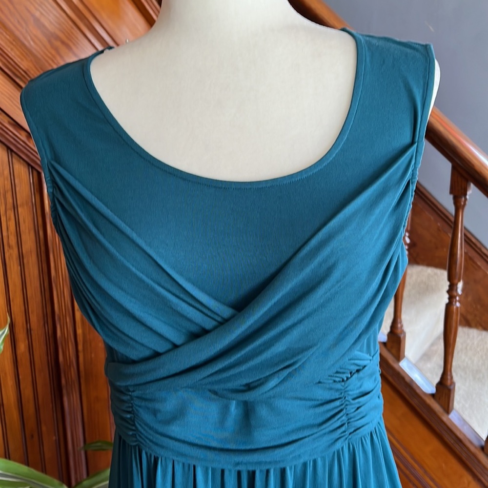 Sundance Teal Dress Sz 6 - Picture 2 of 6
